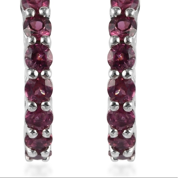 🌺Orissa Rhodolite Garnet Earrings🌺 - Picture 7 of 11